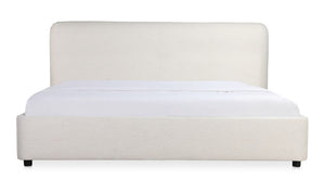 Paxton Queen Bed, Cream
