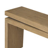 Matthias Oak Console, Light Oak