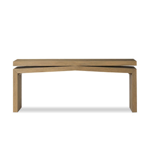 Matthias Oak Console, Light Oak