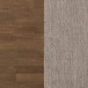47" Royce Walnut Dining Table (set with 4 chairs)