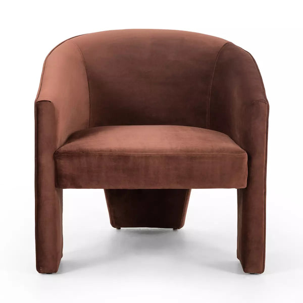 Fae Burnt Aubrun Velvet Chair