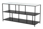 Black and White Marble Console Table