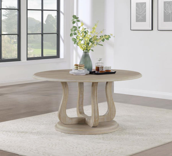 Gracie 60" Pedestal Dining Table