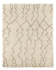 Taza Moroccan Hand Knotted Rug 8 x 10"