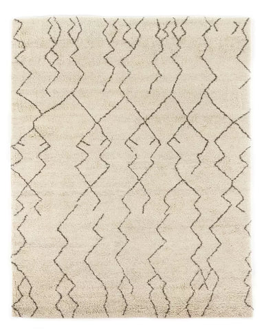Taza Moroccan Hand Knotted Rug 8 x 10"