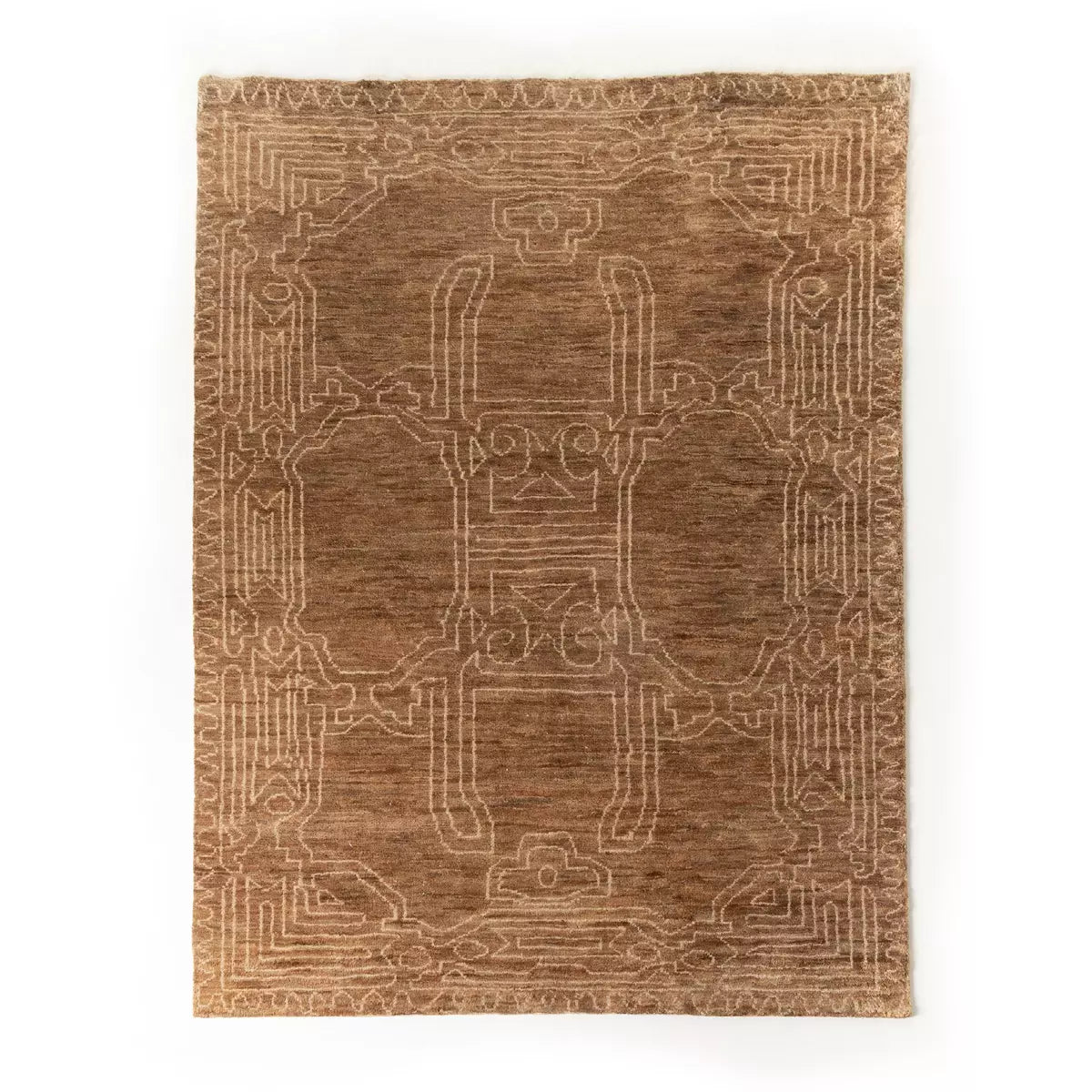 Tozi Hand Knotted Jute Rug 9x12'