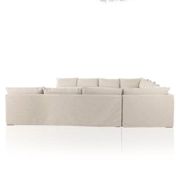 Grant Slipcover 5-Piece Sectional