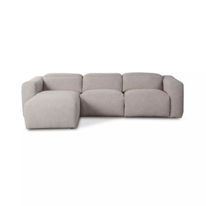 Radley Power Recliner 3-Piece Sectional W/ Chaise