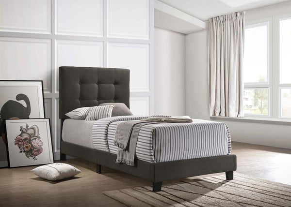 Charcoal Twin Bed