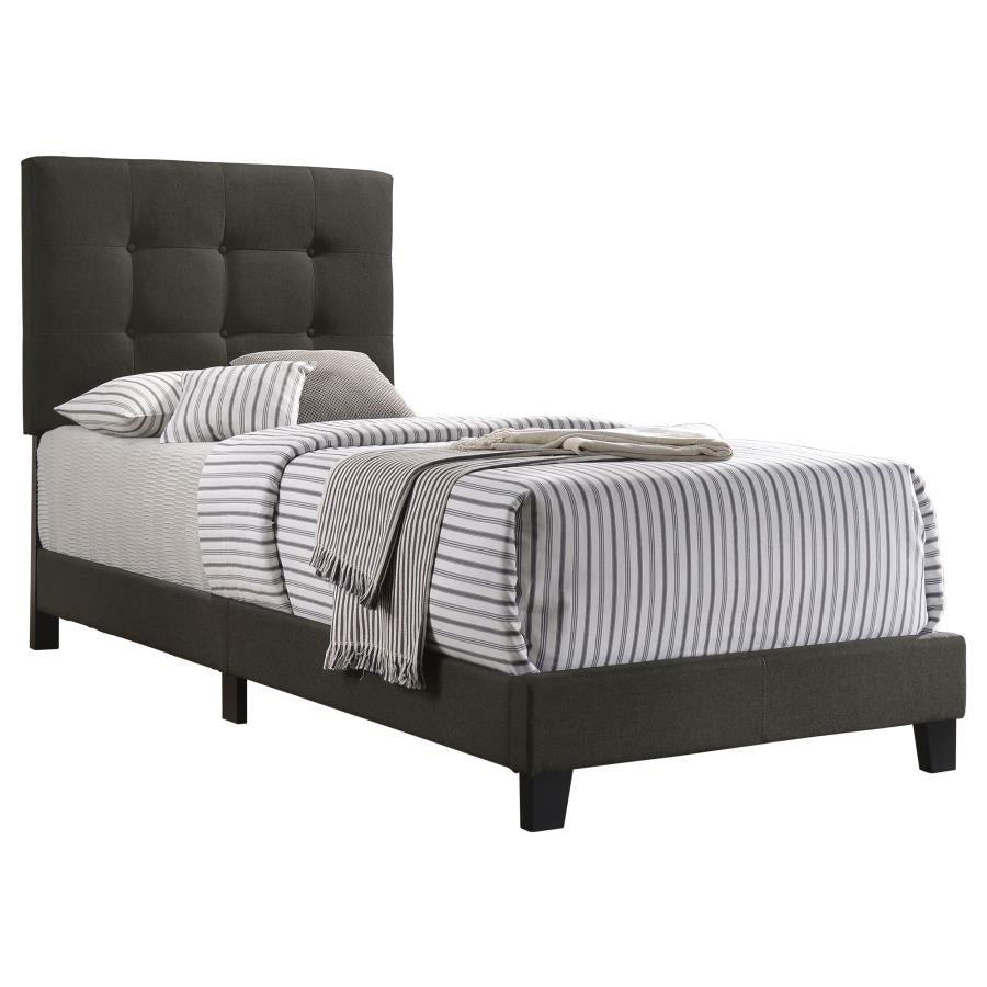 Charcoal Twin Bed