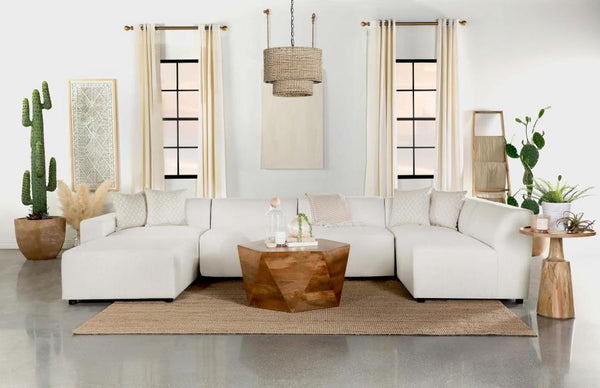 Dakota Sectional, 3 piece, Cream