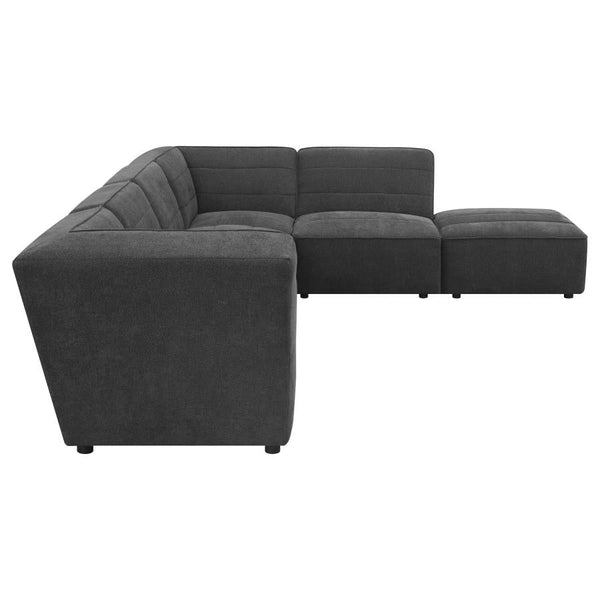 12 Month Rental Plan | Koa Sectional, 4 piece, Charcoal | From 190/mo