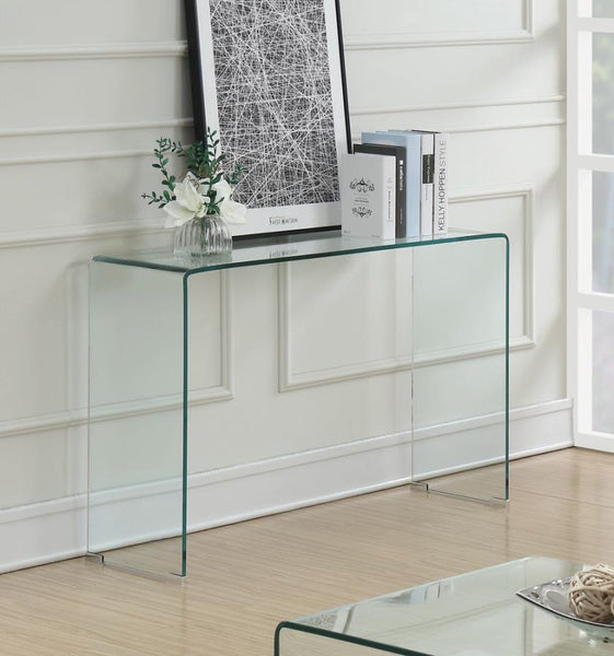 12 Month Rental Plan | Pure Glass Sofa Table | From $37/mo