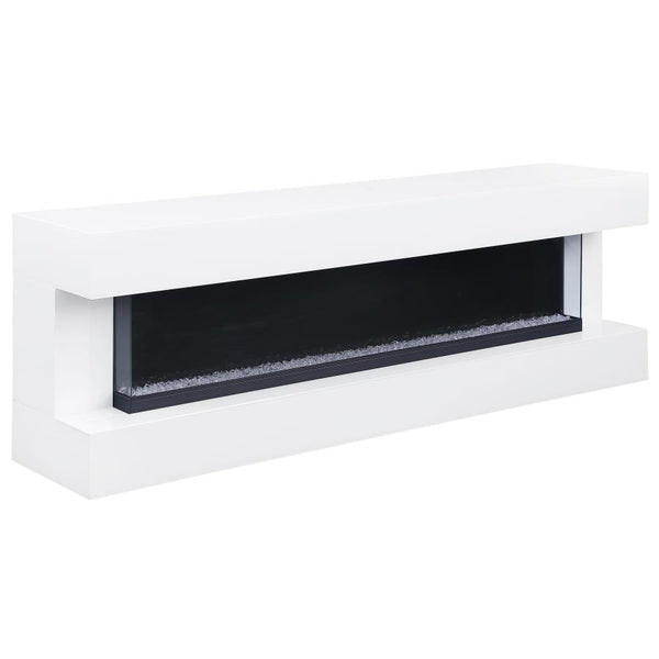 71" Valerie BT Speaker Fireplace Console