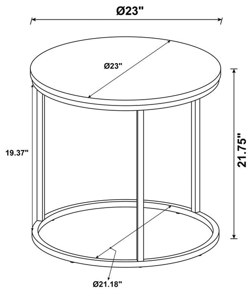 Stone side table