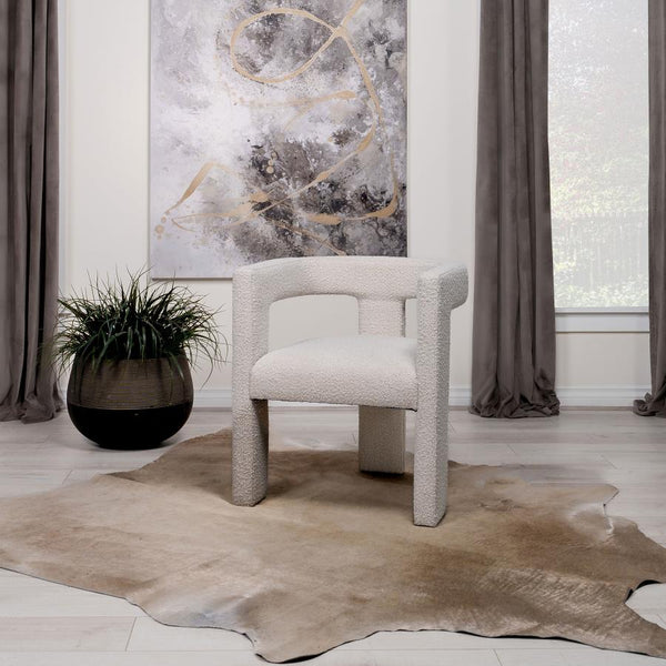 Petra Boucle Chair, Cream