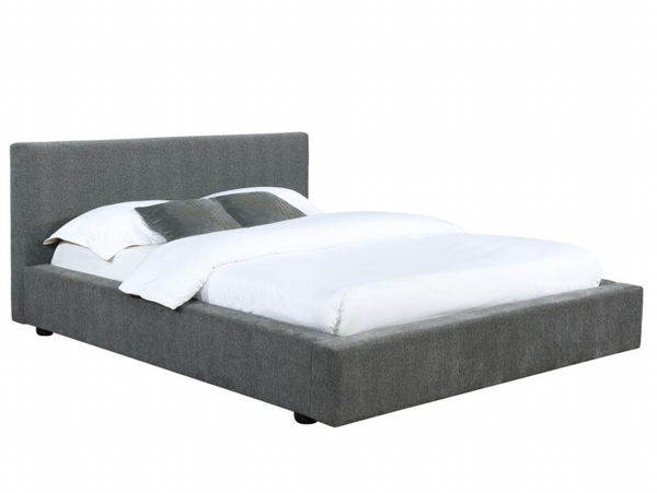 Macy California King Sized Bed, Grey