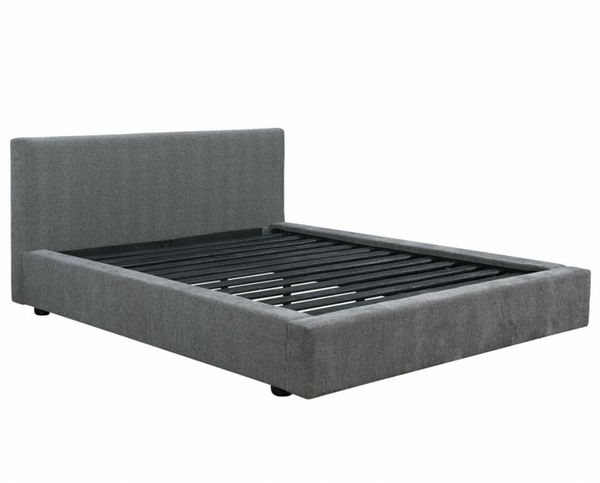 Macy California King Sized Bed, Grey