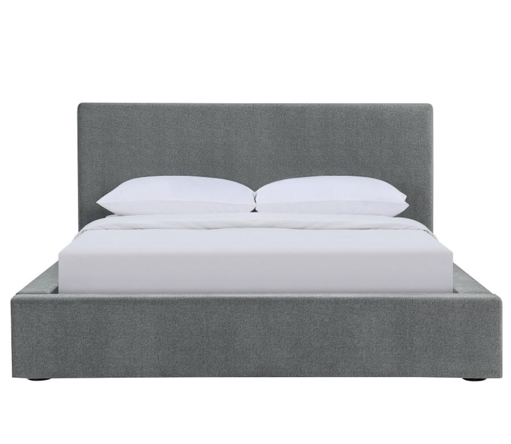 Macy California King Sized Bed, Grey