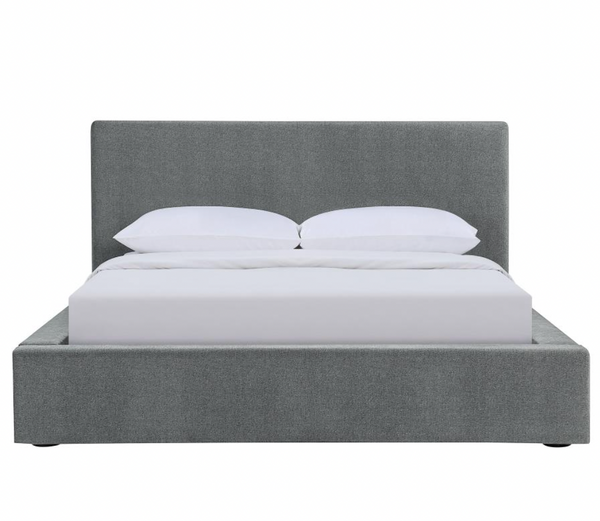 Macy California King Sized Bed, Grey