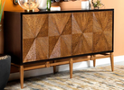 Sunburst Accent Cabinet