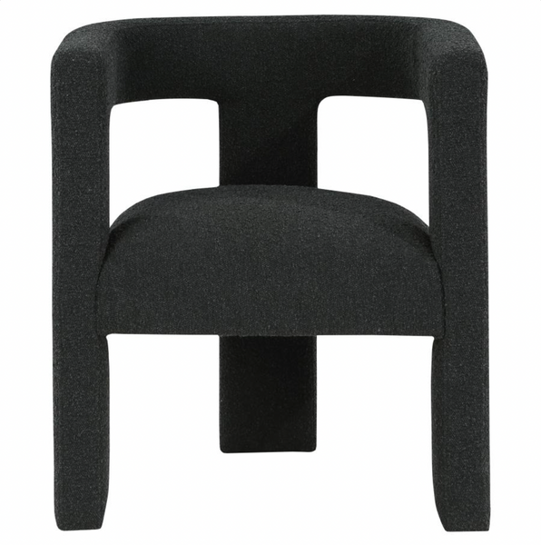 Petra Boucle Chair, Black