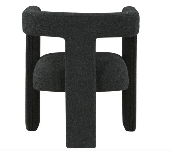 Petra Boucle Chair, Black