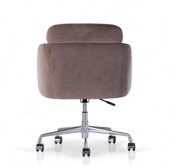 Mink Velvet Office Chair