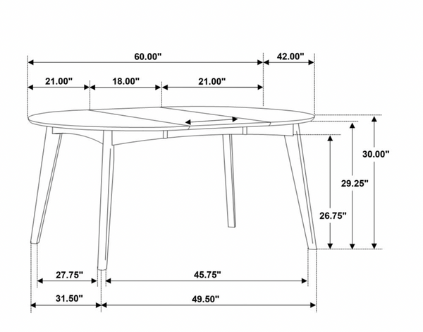 Jed Expandable Dining Table