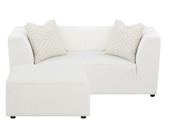 Dakota Sectional, 3 piece, Cream