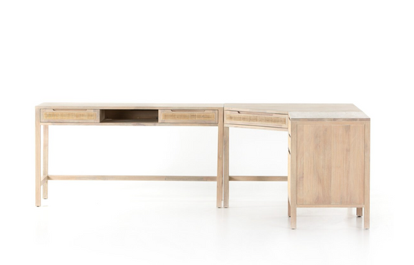 Clarice L-shaped Desk