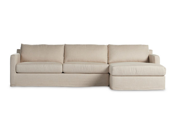 Hamptons 2-Piece Slipcover Sectional