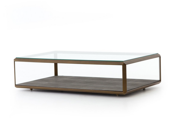 Shagreen Shadow Box Coffee Table