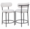 Vivian Boucle Counter Stool (Set of 2)