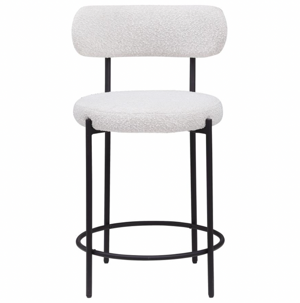 Vivian Boucle Counter Stool (Set of 2)