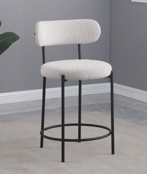 Vivian Boucle Counter Stool (Set of 2)