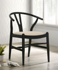 Black Wishbone Dining Chair (Set of 2)