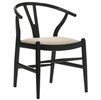 Black Wishbone Dining Chair (Set of 2)