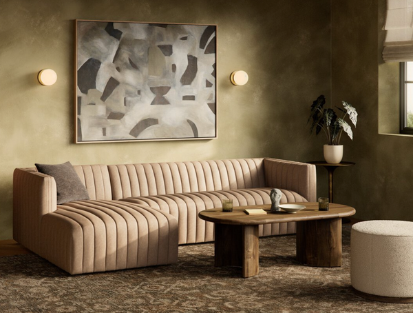 Augustine 2-piece Sectional, Leather