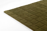 Checkered Olive Rug 7'-10'' x 10'