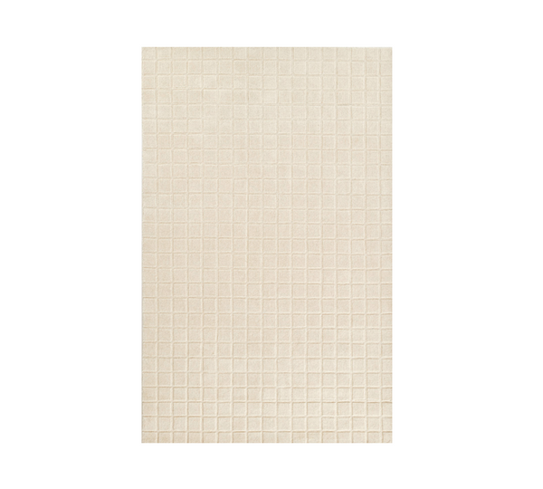 Checkered Ivory Rug 7'-10'' x 10'