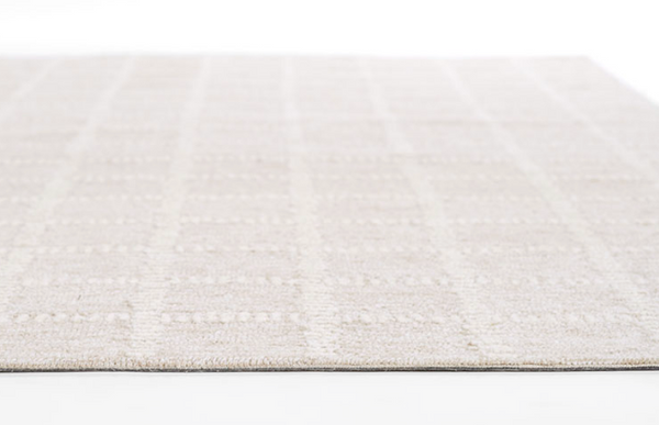 Beige Crisscross Rug 8' x 10'