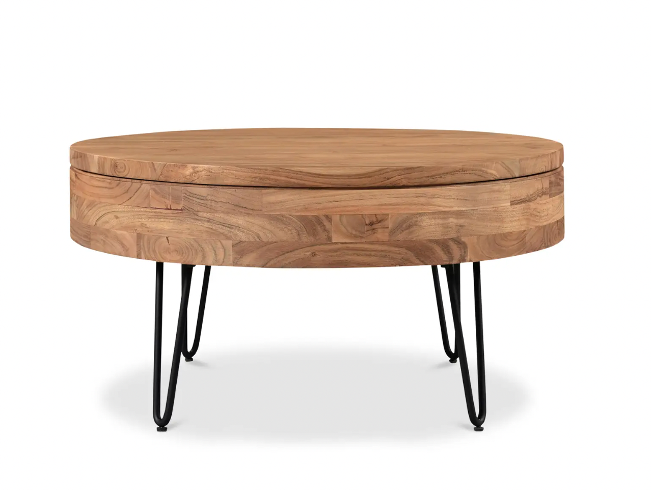 Solid Acacia Storage Coffee Table