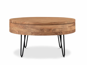 Solid Acacia Storage Coffee Table