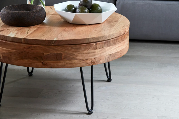 Solid Acacia Storage Coffee Table