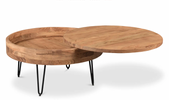 Solid Acacia Storage Coffee Table