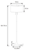 Elma Gold Floor Lamp