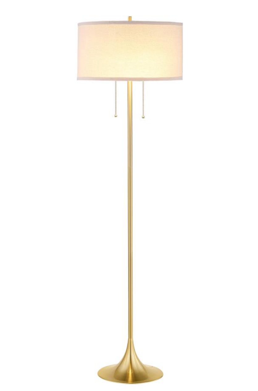 Elma Gold Floor Lamp