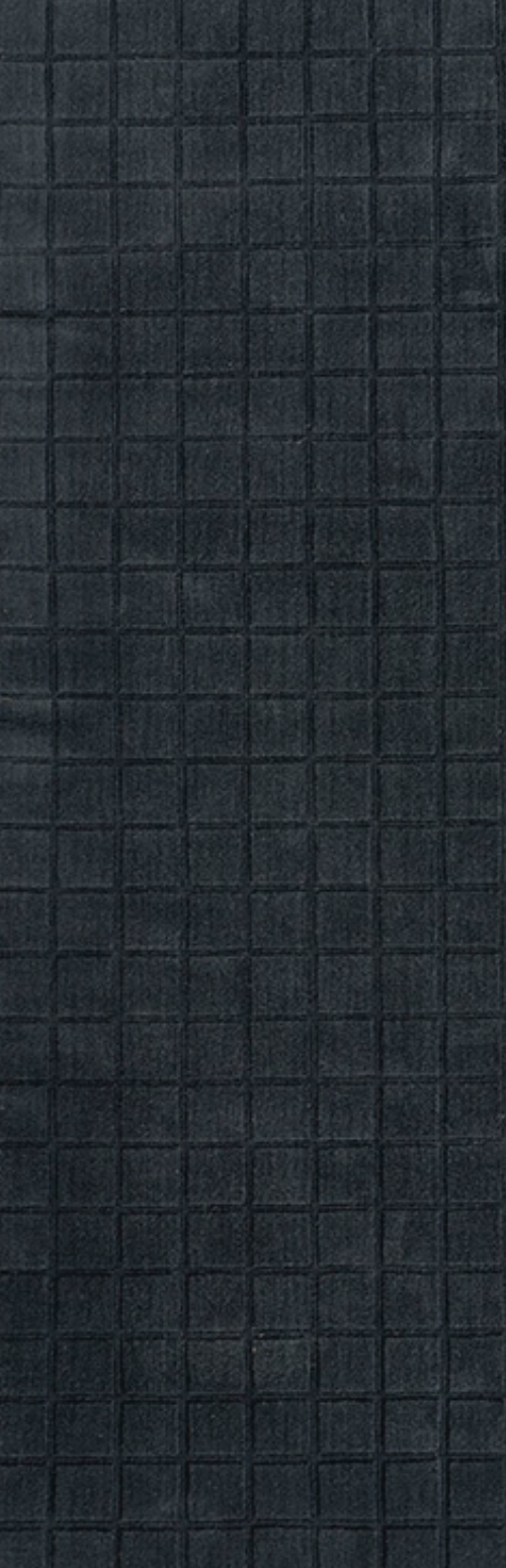 Checkered Navy Runner 2'-3" x 8'-0"