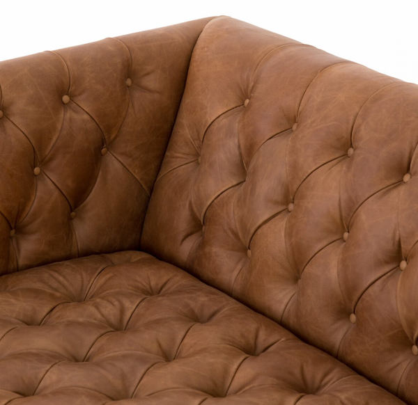 William 75" Leather Sofa